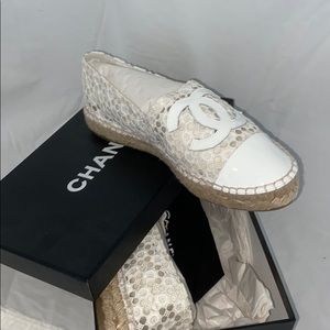 NEVER WORN CHANEL espadrilles
